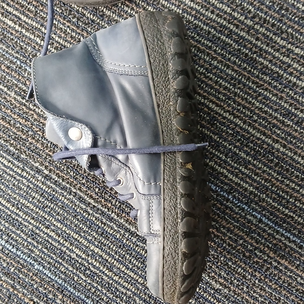V-Italia Kiki 1041 Blue Mano Genuine Leather- Leather Lined Size 39 MSRP $132 - Picture 3 of 6